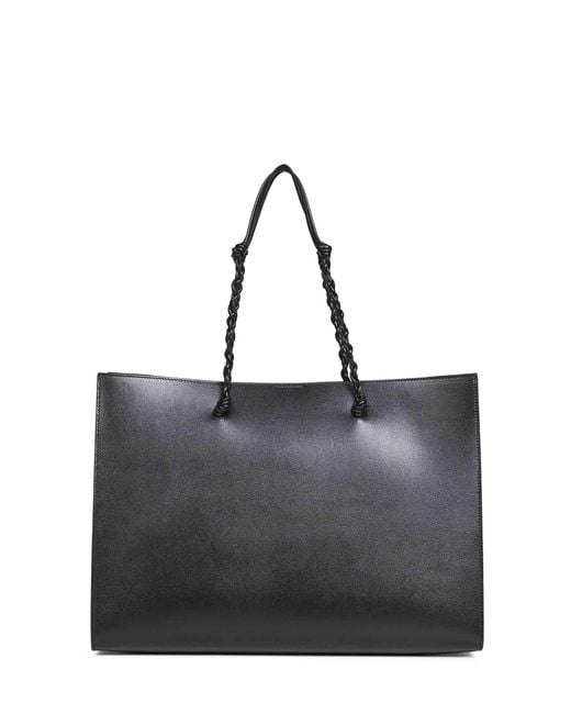 Jil Sander Black Tangle Tote Bag
