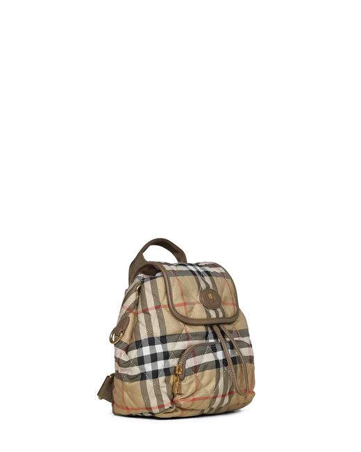 Burberry Metallic Sand Horseshoe Mini Backpack