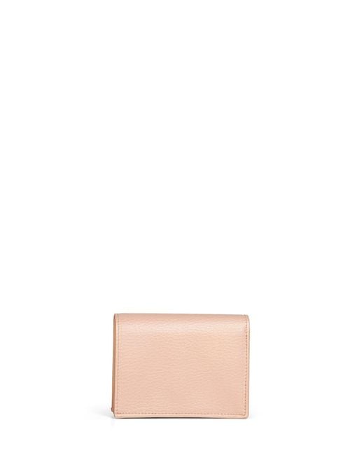 Stella McCartney Pink Blush Logo Bi-Fold Wallet