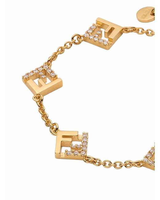 Bracciale Forever di Fendi in Metallic
