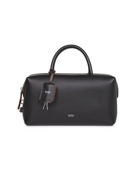 Max Mara Black Holdallm Medium Bowler Bag