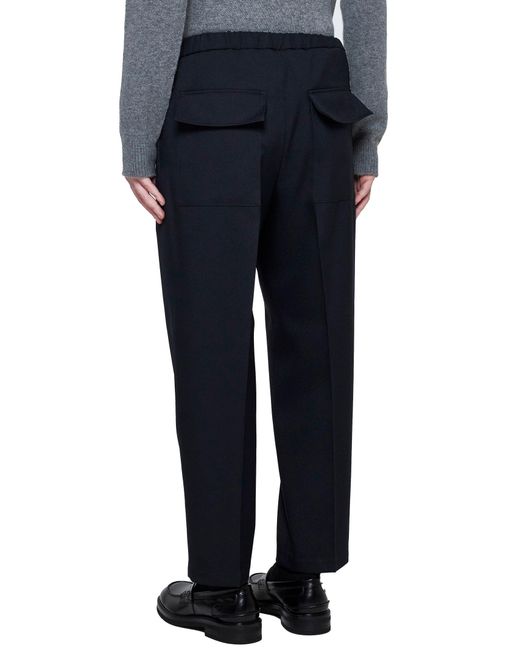 Jil Sander Blue Trouser D 09 Aw 20 for men