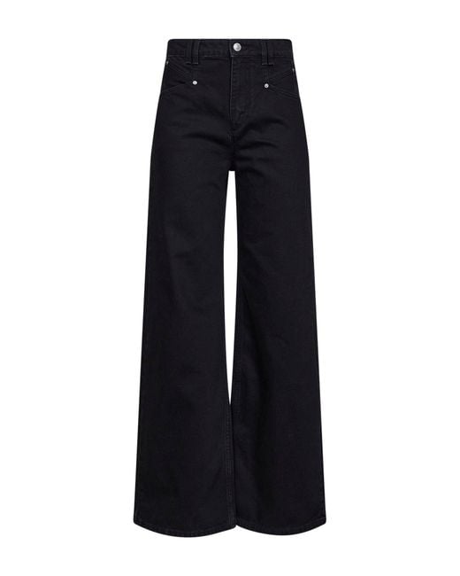 Isabel Marant Blue Cotton Denim Lemony Jeans