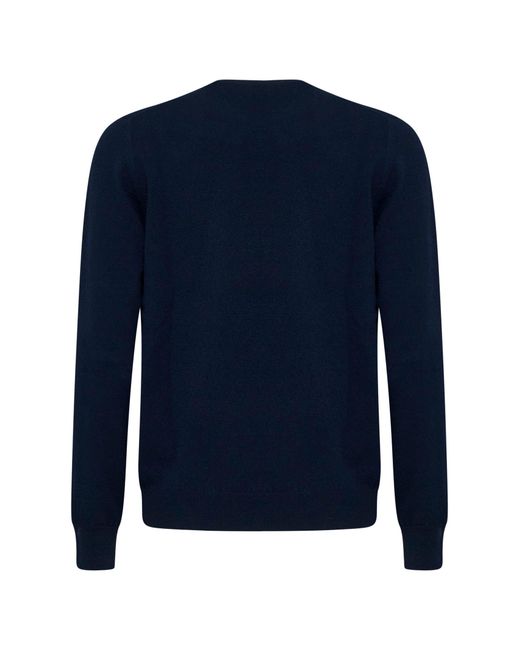 D 40 Blue Cashmere Crewneck Sweater for men