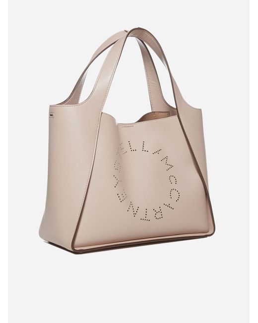 Stella McCartney Natural Logo Vegan Leather Bag