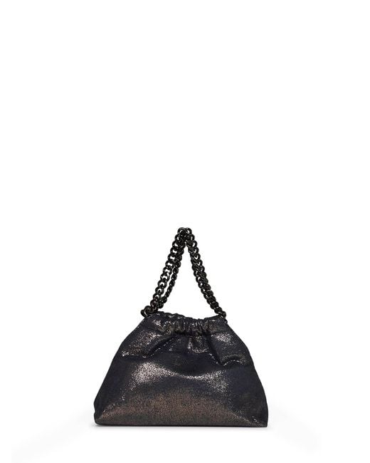 Stella McCartney Blue Crossbody Bag Falabella Mini Drawstring