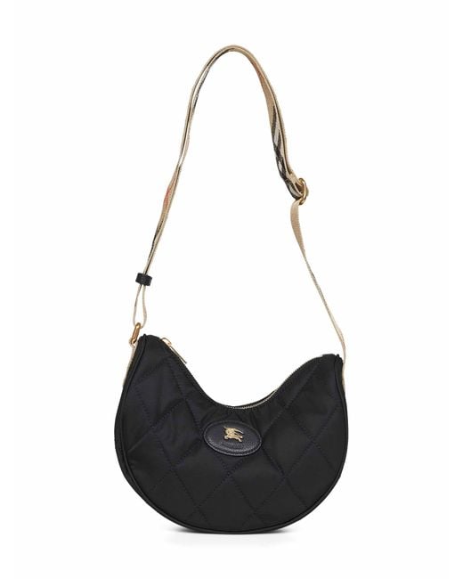 Burberry Black Horseshoe Crossbody Bag