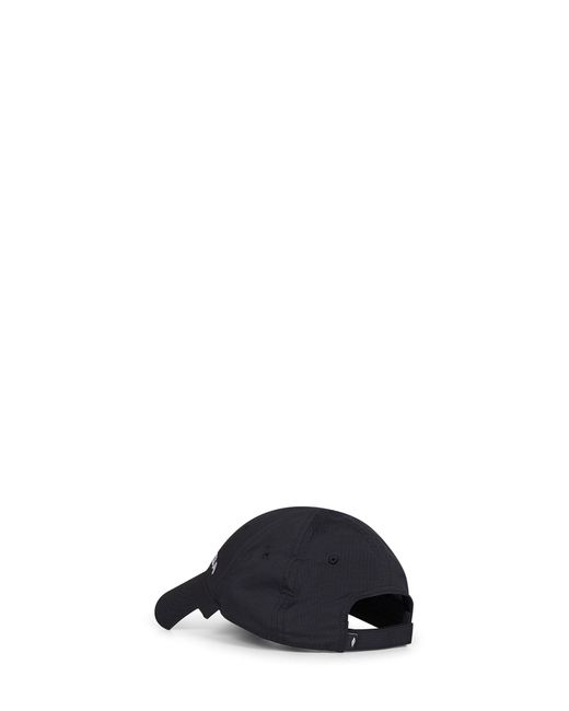 Balenciaga Black Technical Drill Logo Cap for men