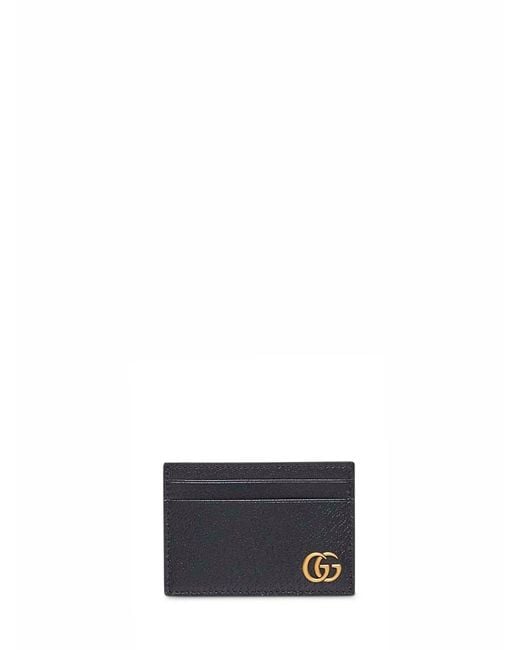 Gucci White Gg Marmont Card Holder for men