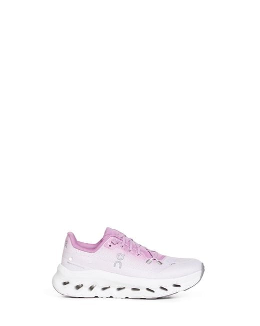 On Shoes White Bloom And Sakura Cloudtilt Sneakers