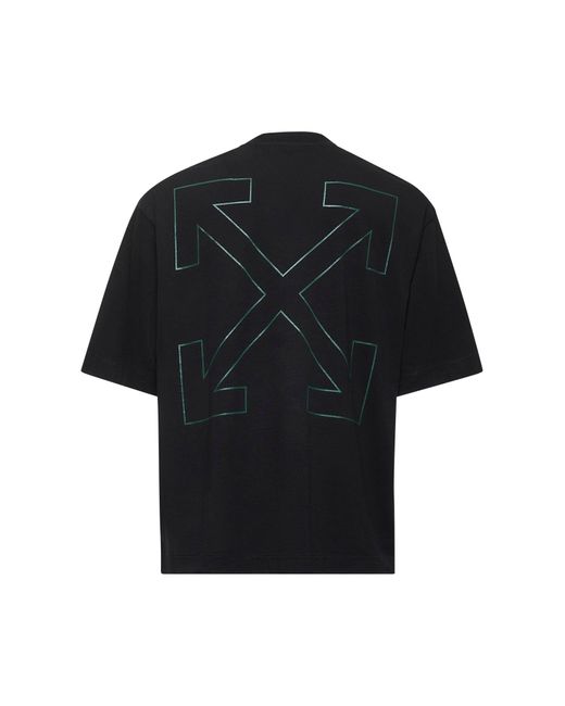 T-Shirt Banknote Arrow di Off-White c/o Virgil Abloh in Black da Uomo