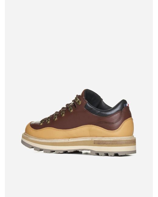 Moncler Brown Peka 305 Derby Shoes for men
