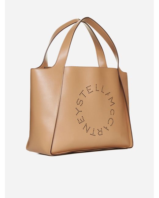 Stella McCartney Natural Logo Alter Nappa Tote Bag