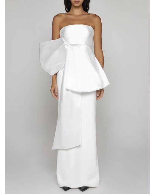 Solace London White Maeve Maxi Dress