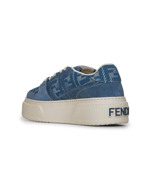 Sneakers Match di Fendi in Blue