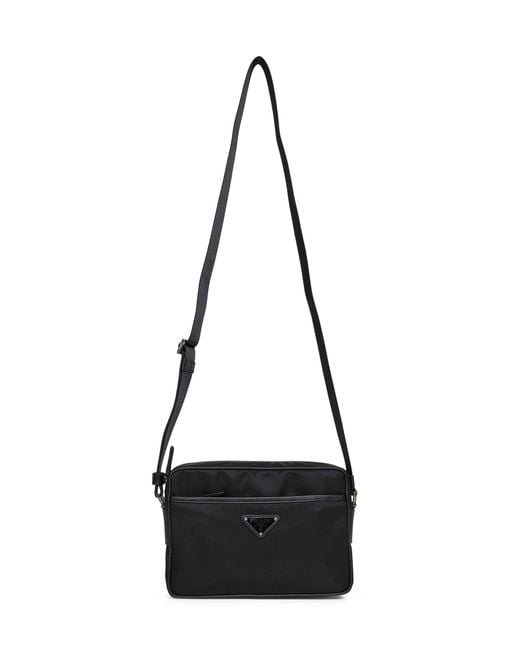 PRADA VIAGGIO Black Crossbody Bag for men