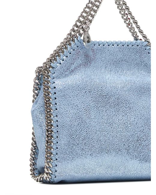 Borsa Tiny Tote Falabella di Stella McCartney in Blue