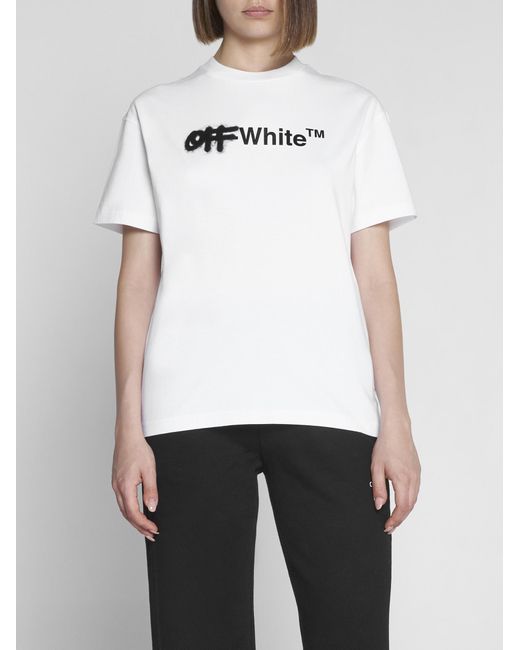 Womens Clothing Tops T-shirts Off-White c/o Virgil Abloh Cotton T Shirts in White 