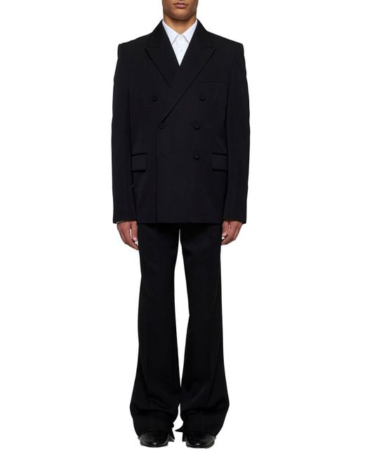 Gucci Black Wool Suit for men
