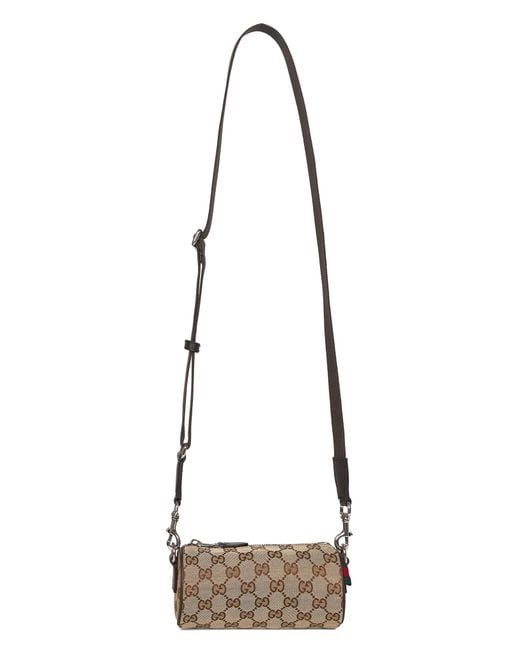 Gucci White Cylindrical Mini Crossbody Bag for men