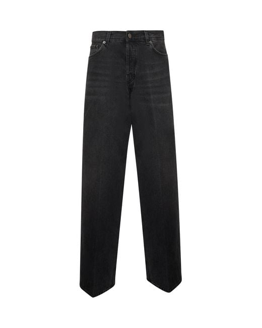 Haikure Black Denim Bethany Wide Leg Jeans