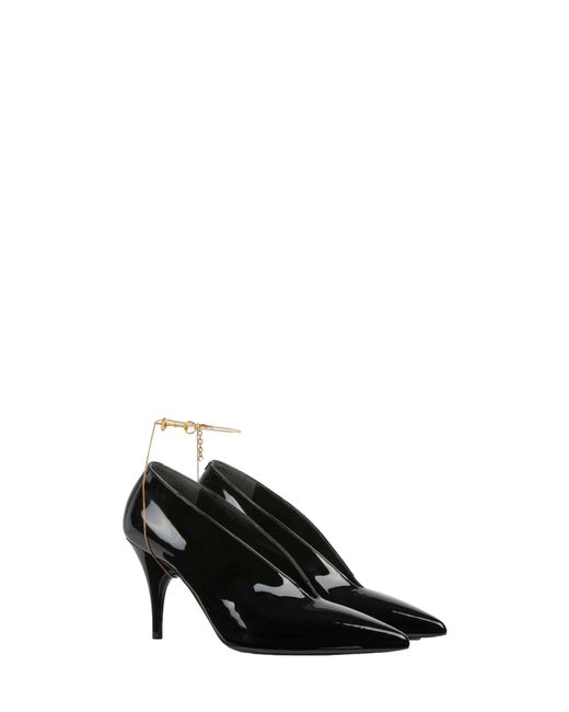 Gucci Black Patent Leather Heeled 97 Pumps