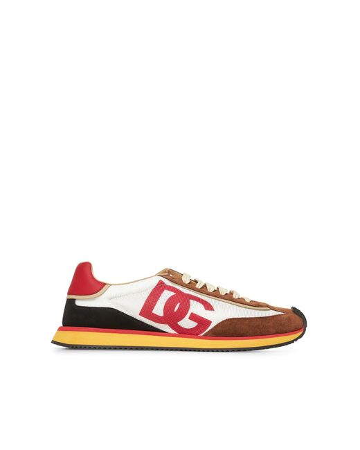 Sneakers Dg Cushion Bianche di Dolce & Gabbana in White da Uomo