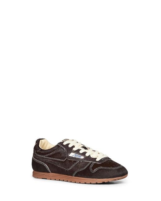 Autry White Calf Hair Windspin Sneakers