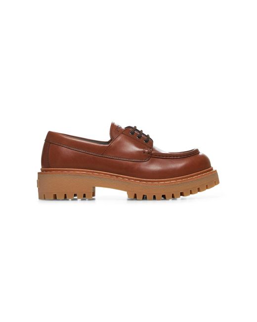 Mocassini Stringati di PRADA CALZATURE in Brown