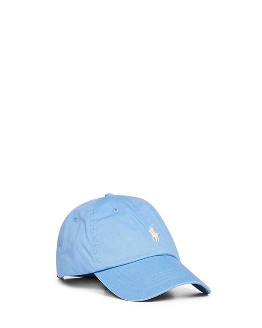 Polo Ralph Lauren Blue Bristol Cotton Chino Ball Cap for men
