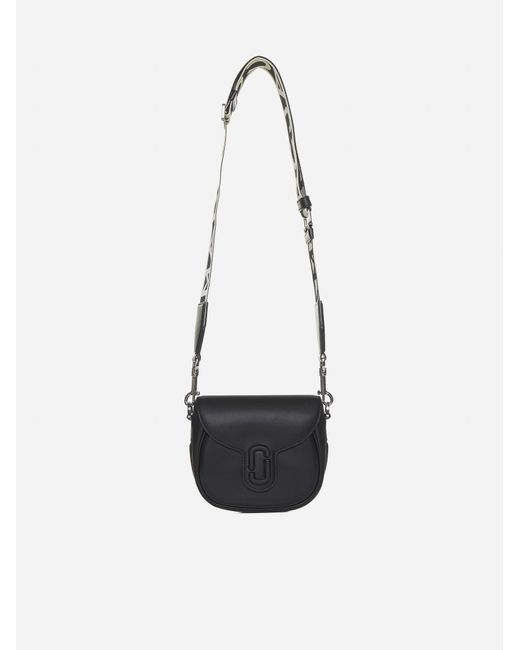 Marc Jacobs White The Small Saddle Leather Bag