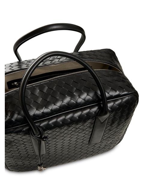 Bottega Veneta Black Getaway Weekender for men