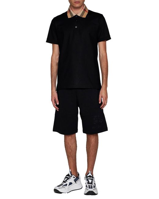 Burberry Black Polo T-Shirt for men