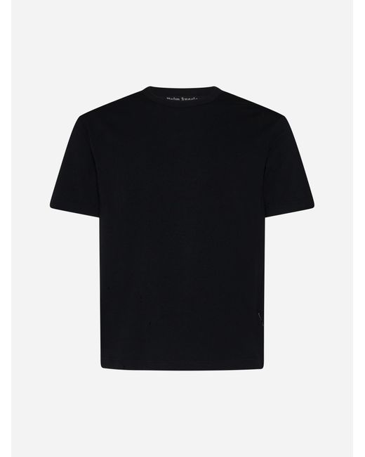 Palm Angels Black Cotton T-shirt Tripack for men