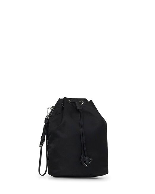 Prada Black Bucket Pouch Bag