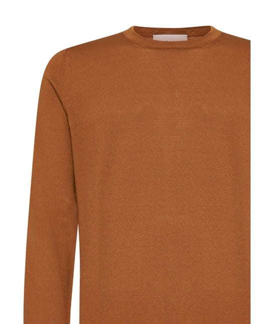 D 40 Brown Crewneck Sweater for men