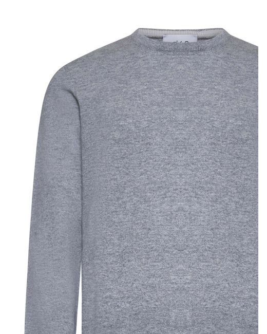D 40 Blue Cashmere Crewneck Sweater for men