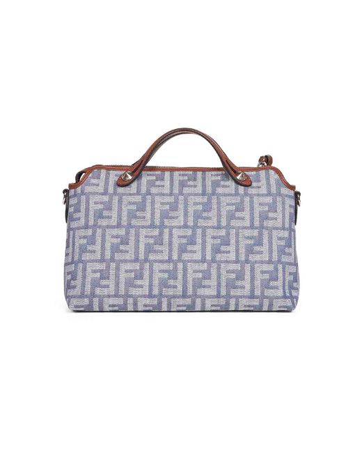 Fendi Blue By The Way Soft Medium Handbag