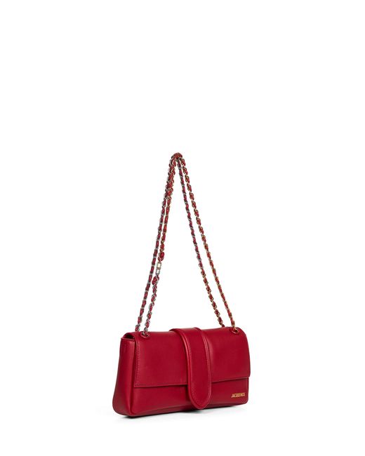 Jacquemus Red Dark The Chaine Bambino Shoulder Bag
