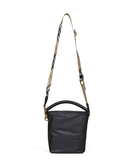 Burberry Black Bucket Bag Mini B Clip