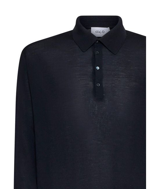 Camicia di D 40 in Blue da Uomo