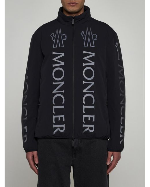 Moncler Black Ponset Reversible Nylon Jacket for men