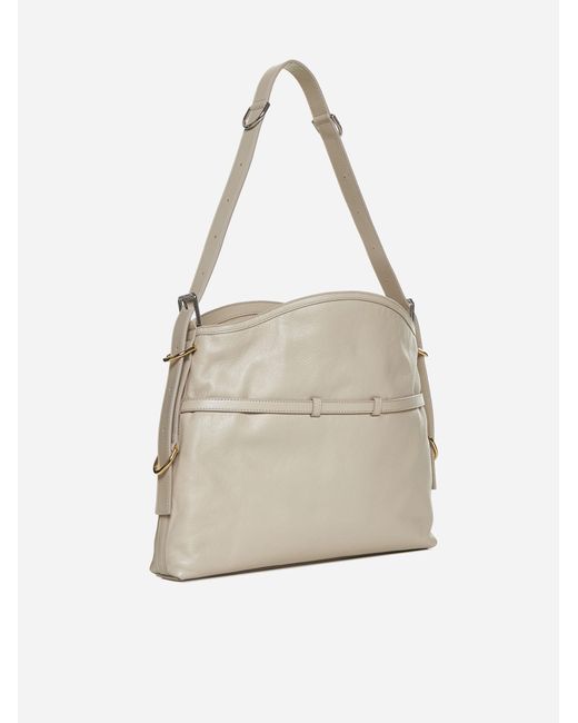 Givenchy White Voyou Leather Medium Bag