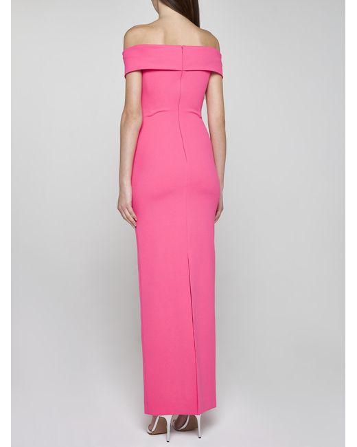 Solace London Pink Ines Maxi Dress
