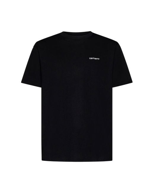 Carhartt Black Script Embroidery T-Shirt for men