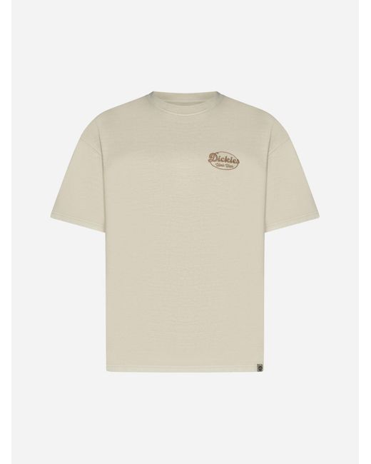 Dickies White Rustburg Logo Cotton T-shirt for men