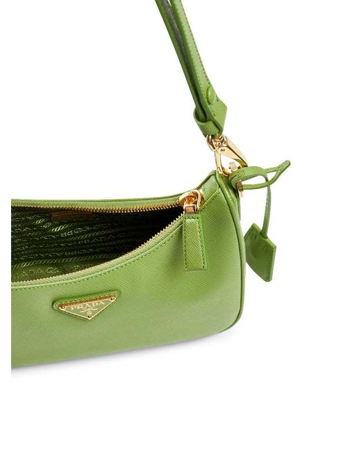 Mini Borsa Prada Re-Edition di Prada in Green