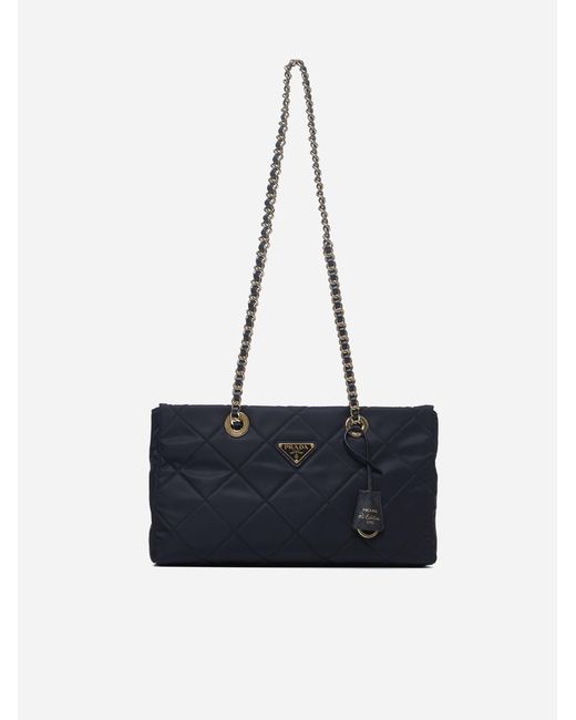 Prada Blue Re-edition 1995 Quilted Re-nylon Bag