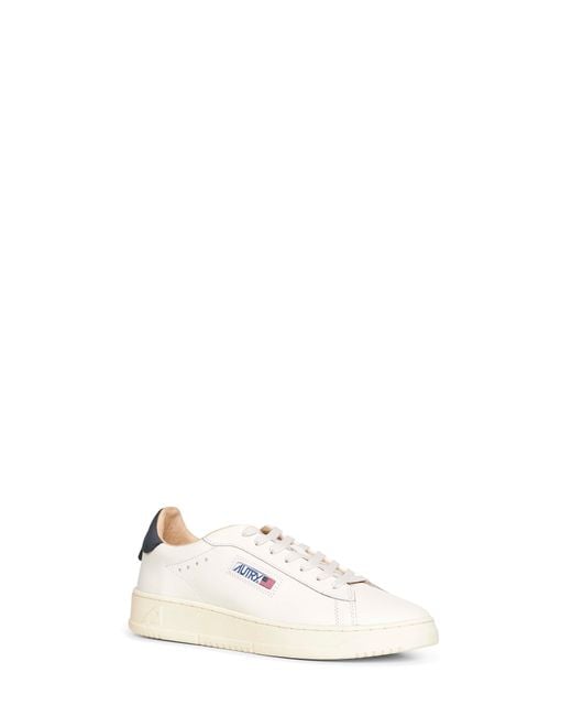 Autry White Leather Dallas Low Sneakers for men