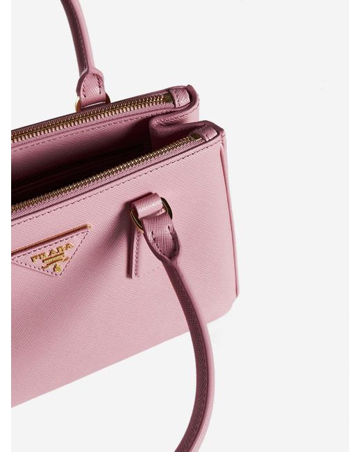 Prada Pink Galleria Small Saffiano Leather Bag